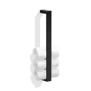Decor Walther Contract Полотенцедержатель 38 см, подвесной, цвет: черный матовый 0651360