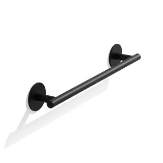 Decor Walther Basic Полотенцедержатель 39 см, подвесной, цвет: черный матовый 0535060
