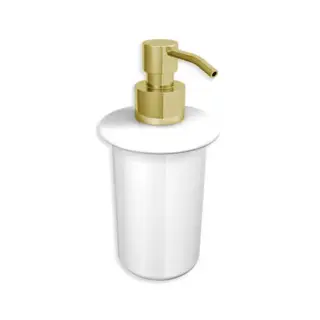 Bertocci Scacco Дозатор для жидкого мыла, подвесной, без держателя, цвет: золото 100 1128 5000