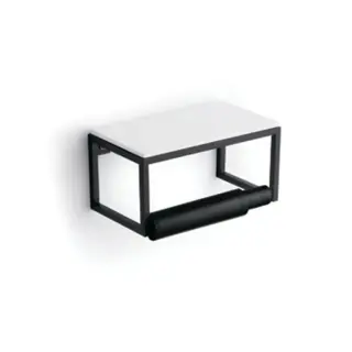 Bertocci Officina 02 Бумагодержатель, цвет: черный матовый/белый 114 4503 0800