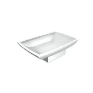 Bertocci Grace Мыльница с керамической чашей, подвесная, цвет: белый 142 7701 0000