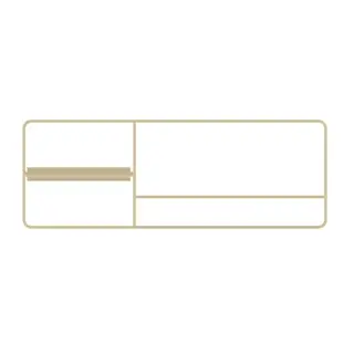 Bertocci Fly Рейлинг металл. 41 см, для аксес., SX, цвет: Nickel Mat 149 1507 6050