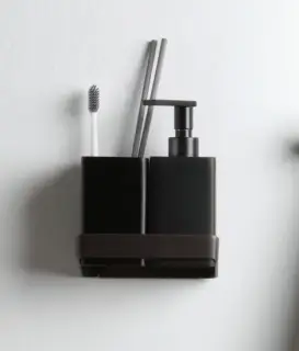 Bertocci Fly Дозатор для жидкого мыла, настольный, композитная колба, цвет: черный 149 1529 0800