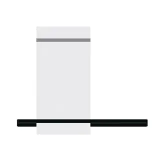 Bertocci Fly Рейлинг 96 см, для полотенец/зеркала/аксессуаров, цвет: черный матовый 149 1516 0800