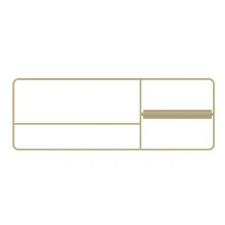 Bertocci Fly Рейлинг 34 см, с полотенцедержат. и бумагодержателем, цвет: никель мат. 149 1504 6050