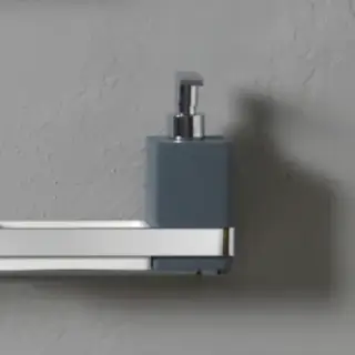 Bertocci Fly Дозатор для жидкого мыла настольный, композитная колба, цвет: хром 149 1530 0000