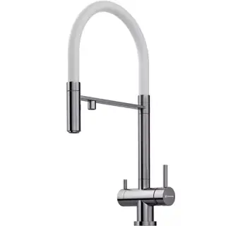 Omoikiri Kanto-BN Смеситель для кухни с гибким изливом с подкл фильтра, цвет: нержавеющая сталь 4994298