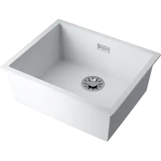 Omoikiri Yamakawa 55-U/I-WH Кухонная мойка Artceramic 55,6x45,6 см, цвет: белый 4993783