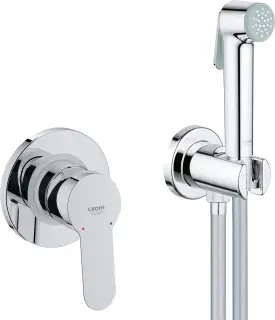 Grohe BauEdge Душ гигиенический 1 вид струи, комплект хром 124898