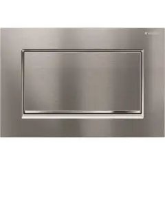 Geberit Sigma 30 Кнопка смыва для инсталляции, цинковый сплав, хром матовый, полоска хром глянцевый 115.893.KX.1