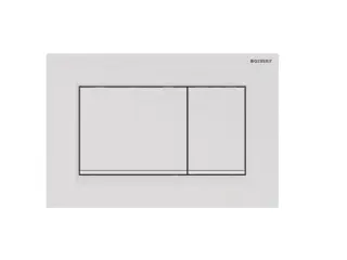 Geberit Sigma 30 Кнопка смыва для инсталляции, цвет: белый матовый, полоска белая 115.883.01.1