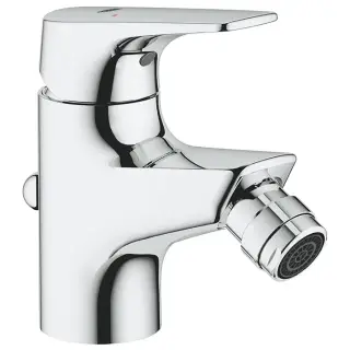 Grohe BauFlow Смеситель для биде со сливным гарнитуром, цвет: хром 23754000