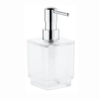Grohe Selection Cube Дозатор для жидкого мыла настольный, стеклянная колба, цвет: хром 40805000