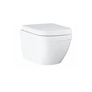 Grohe Euro Ceramic Унитаз 54x37 см, слив в стену, подвесной, цвет: хром 39554000