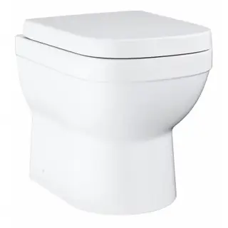 Grohe Euro Ceramic Унитаз 48x37 см, универсальный слив, приставной, цвет: хром 39555000