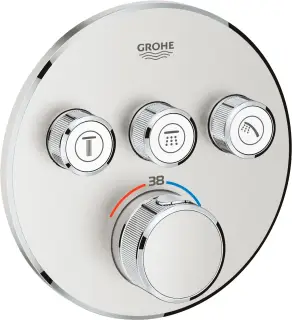 Grohe Grohtherm SmartControl Термостатический смеситель для душа, внешняя часть, цвет: суперсталь 29121DC0