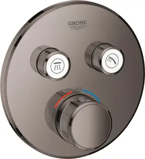 Grohe Grohtherm SmartControl Термостатический смеситель для душа, внешняя часть, цвет: темный графит 29119A00