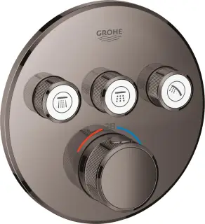 Grohe Grohtherm SmartControl Термостатический смеситель для душа, внешняя часть, цвет: темный графит 29121A00
