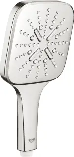 Grohe Rainshower SmartActive 130 Cube Ручной душ, 3 вида струи, цвет: суперсталь 26582DC0