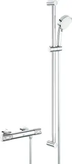 Grohe Grohtherm 1000 Performance Душевой комплект, лейка 10 см, шланг 175 см, цвет: хром 34784000