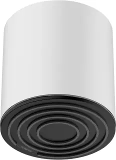 Hansgrohe Pulsify S Верхний душ 10,5 см Green, 1 вид струи, регулируемый угол, цвет: матовый белый 24132700