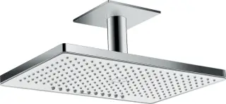 Hansgrohe Rainmaker Select Верхний душ 47x30 EcoSmart, 2jet, кронштейн потолочный, цвет:хром/белый 24014400