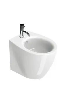 Catalano Italy Биде напольное 37x52 см, 1 отв., с переливом, покр. Cataglaze, цвет: белый глянцевый 0719521001