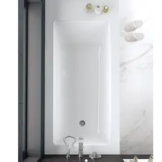 Victoria + Albert Kaldera Ванна пристенная, 160х90хh48 см, цвет: белый KAL6-N-SW-OF