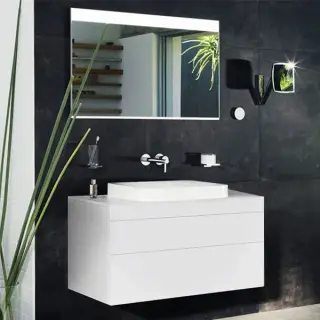 Keuco Edition 400 Тумба под раковину 105х53,5хh54,6 см, белый матовый 31572 380000