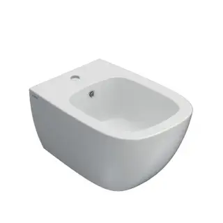 Globo Genesis Биде подвесное 50x36,5 см, c 1 отверстием под смеситель и переливом, цвет: белый GNS10BI