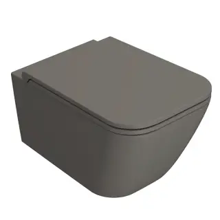 Globo Stone Унитаз подвесной безободковый, с креплением, 36x52 см, цвет: agata матовый STS05AT