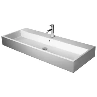 Duravit Vero Air Раковина 120 cм, с переливом, с 3 отв. под смеситель, цвет: белый 2350120030