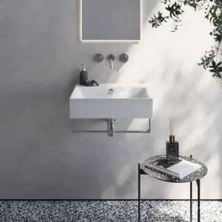 Catalano Comfort Раковина подвесная 50x47x15,5h см, с переливом, покр. Cataglaze, цвет: белый глянц. 0220500001