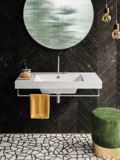 Catalano Zero Раковина подвесная 100x50x17h см, с переливом, покр. Cataglaze, цвет: белый глянц. 0121010001