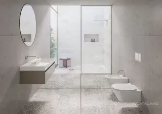 Catalano Comfort Раковина подвесная 100x50x17h см, с переливом, покр. Cataglaze, цвет: белый глянц. 0121000001