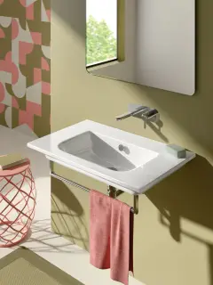 Catalano Comfort Раковина подвесная 80x50x18h см, с переливом, покр. Cataglaze, цвет: белый глянц. 0720810001