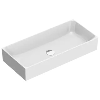 Catalano Zero Раковина чаша 75x35x13h см, без перелива, покрытие Cataglaze, цвет: белый глянцевый 0222750001