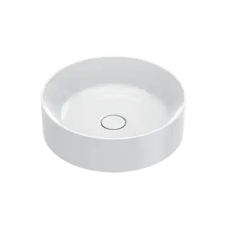 Catalano Zero Раковина чаша d45x13h см, без перелива, покрытие Cataglaze, цвет: белый глянцевый 0123450001