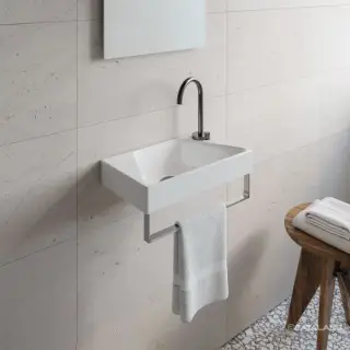 Catalano Comfort Раковина подвесная 40x23x12h см, без перелива, покр. Cataglaze, цвет: белый глянц. 0920410001