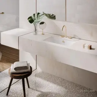 Catalano Zero Раковина встраиваемая снизу 60x37 см, с переливом, покр. Cataglaze, цвет: белый глянц. 0124610001