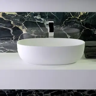 Knief Prime Раковина чаша 53х35х15h cм, K-Stone, цвет: белый матовый 0600-013-01