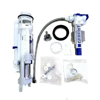 Catalano Механизм слива для унитаза, двойной слив, цвет: хром 0555510000