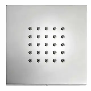 Bossini Cubic Flat Душевая форсунка настенная d10x4,2 см, цвет: chrome I00176.030