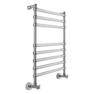 Margaroli Sole 464/TS/8 Полотенцесушитель водяной для ГВС 52,5х76h (int 46), нижнее, цвет: chrome 464TS4708CR