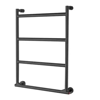 Margaroli Sereno 572 Полотенцесушитель электрический 53х70h (int 47,5) выкл справа, цвет: matt black 5724754MBB