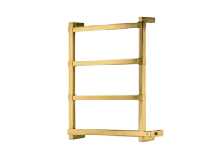 Margaroli Panorama 842 Полотенцесушитель электрический 55х62h (47), выкл. справа, цвет: brushed gold 8424704BGNB