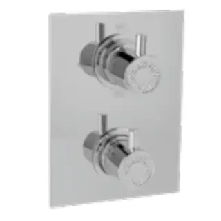 Maier Muse Diamond Смеситель термостат, для ванны/душа, с переключ. на 2 поток, цвет: хром 67 602RCR