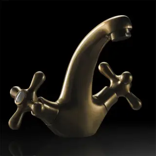 Maier Memory Смеситель для раковины, на 1 отв., цвет: бронза 19 002BR