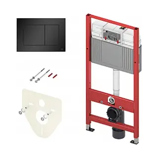 Tece Base Система инсталляции для унитазов 4 в 1 с кнопкой смыва Now 9240407 , крепежом и звукоизоля K440407