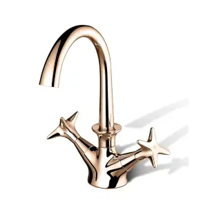 Stella 130 Смеситель для раковины, на 1 отверстие, с донным клапаном, цвет: Rose Gold CT 00004 AU02